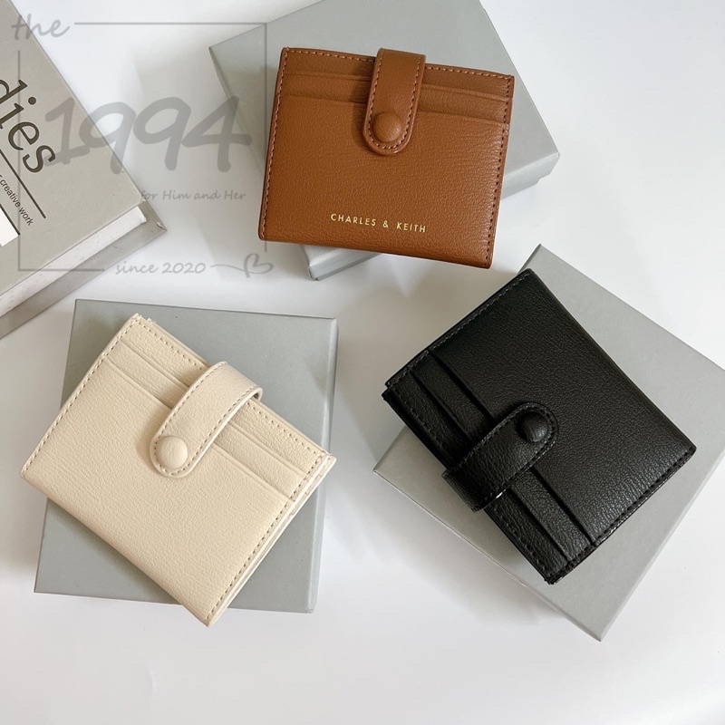 Ví đựng thẻ card CNK 𝘾𝙃𝘼𝙍𝙇𝙀𝙎 𝘼𝙉𝘿 𝙆𝙀𝙄𝙏𝙃 CK6-50701102-3