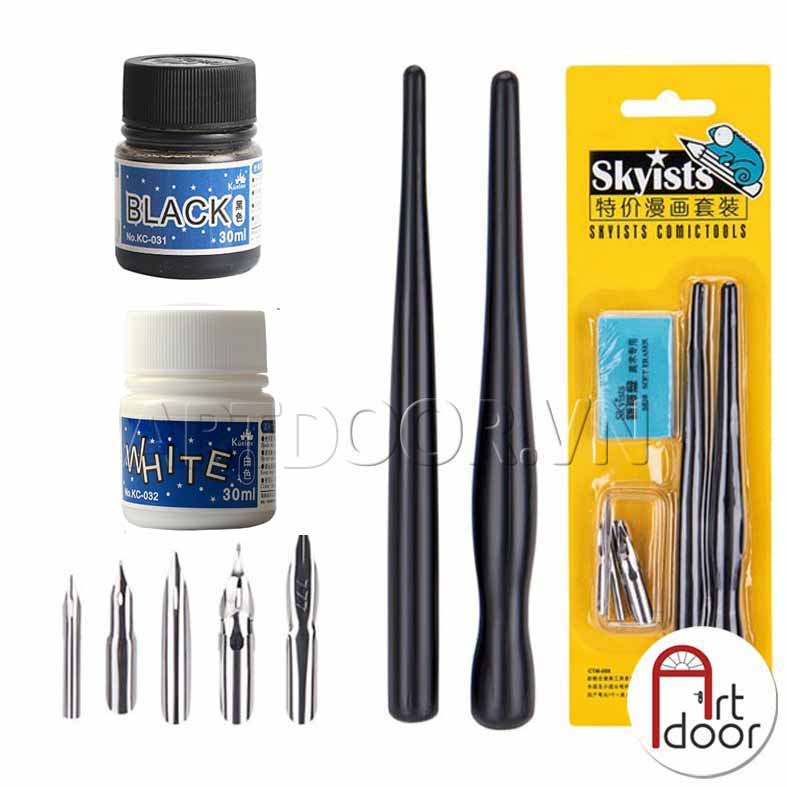 [ARTDOOR] Bút Sắt hoặc Mực Vẽ truyện tranh KUELOX Skyists