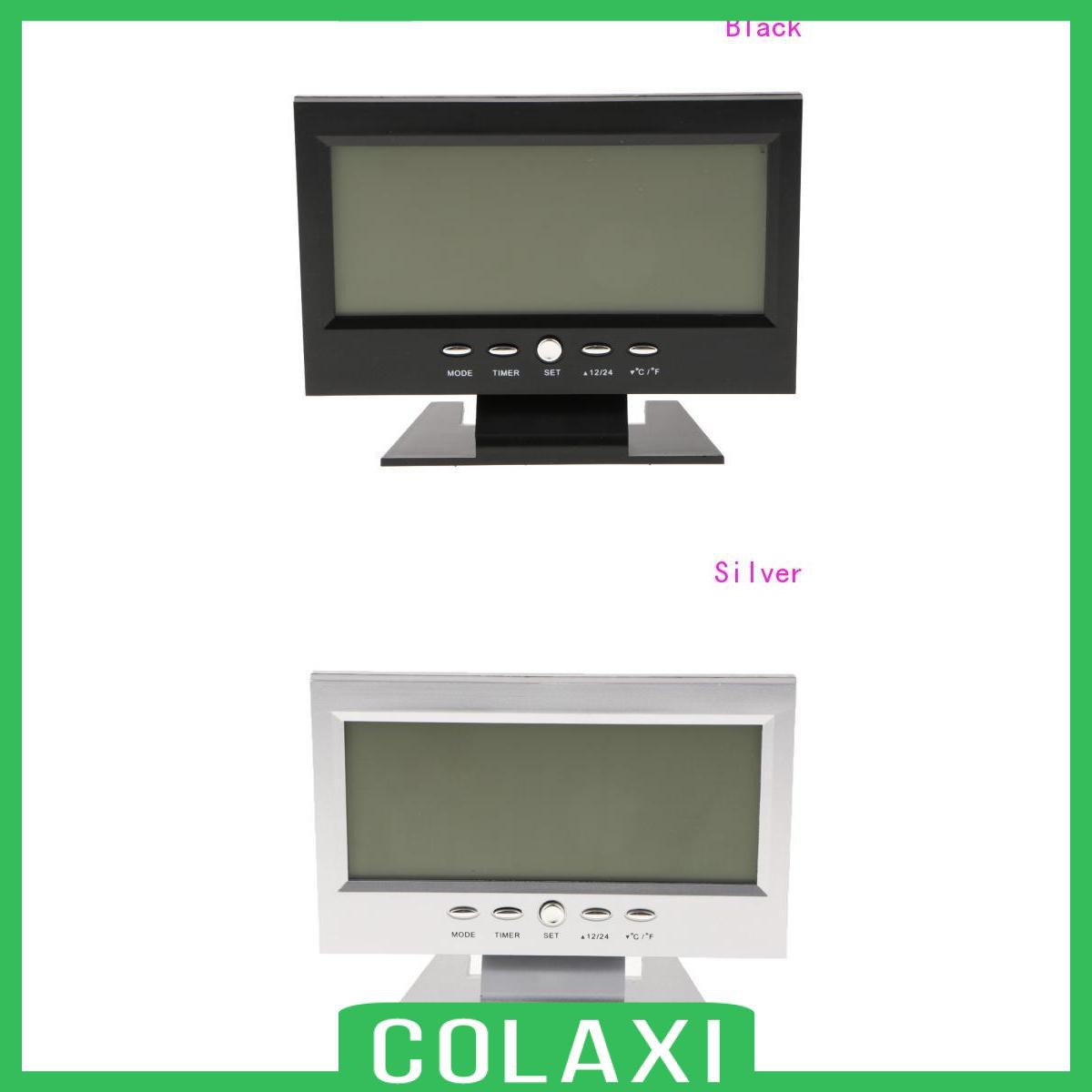 Đồng Hồ Báo Thức Kỹ Thuật Số Lcd Điều Khiển Bằng Giọng Nói