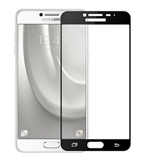 Tấm dán kính cường lực full tràn màn hình dành cho SamSung Galaxy C9 Pro phủ màu