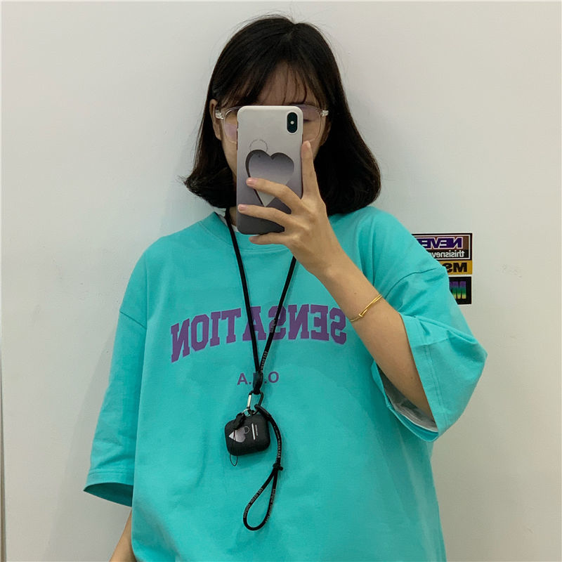 NRVP Áo Thun Ngắn Tay Cổ Tròn Phong Cách Trẻ Trung Thời Trang Cho Nữ 2021