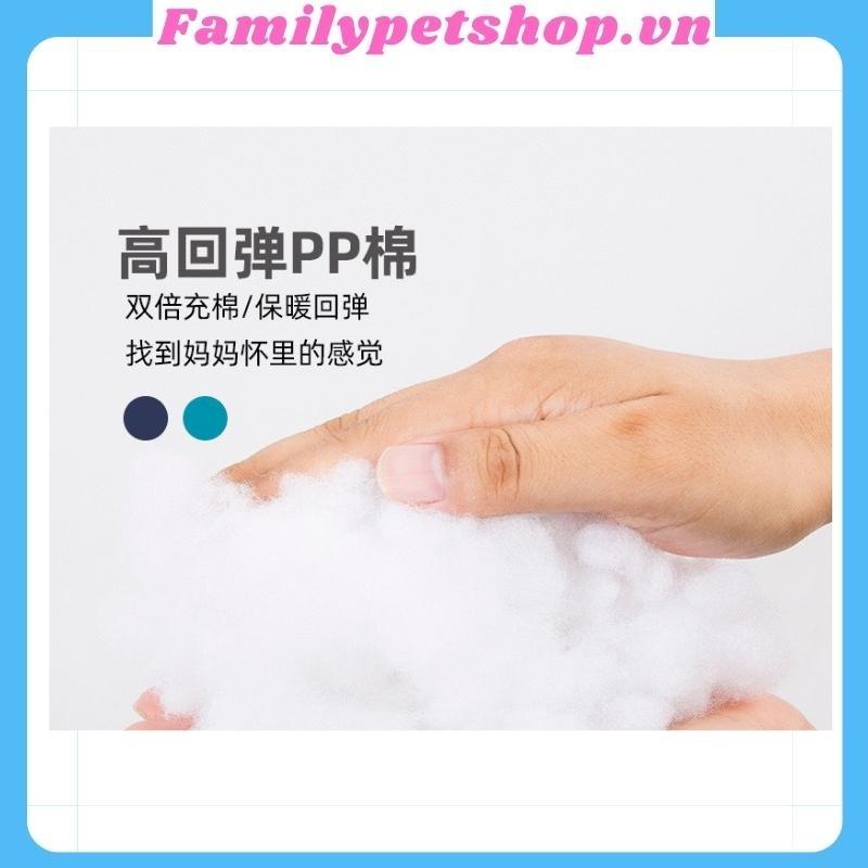 Nệm cho chó mèo-ổ đệm lông tròn cao cấp-familypetshop.vn