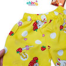 Quần Chục Đùi Chất Lanh Lụa Mềm Mịn Thoáng Mát Cho Bé
