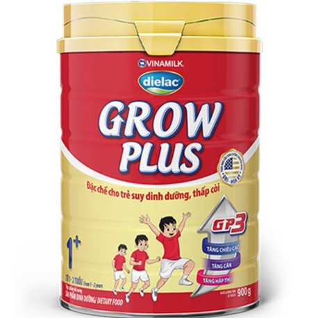 Sữa Bột Dielac Grow Plus Đỏ 1+ 900g Vinamilk