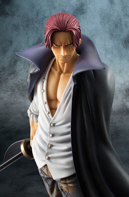 25cm Mô hình Tứ hoàng Shanks tóc đỏ POP One piece