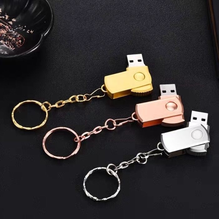 Usb Lưu Trữ Bộ Nhớ Pendrives 64GB 32GB 16GB 8GB 4GB 2GB 1GB Bằng Kim Loại