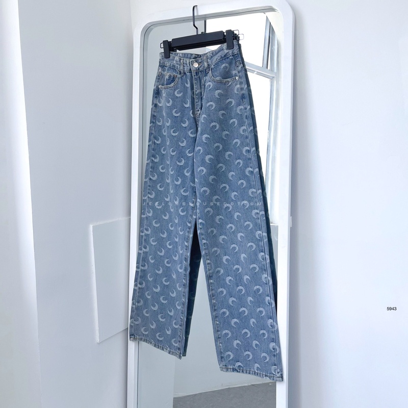 Quần jeans nữ, quần bò nữ MẶT TRĂNG - 5943