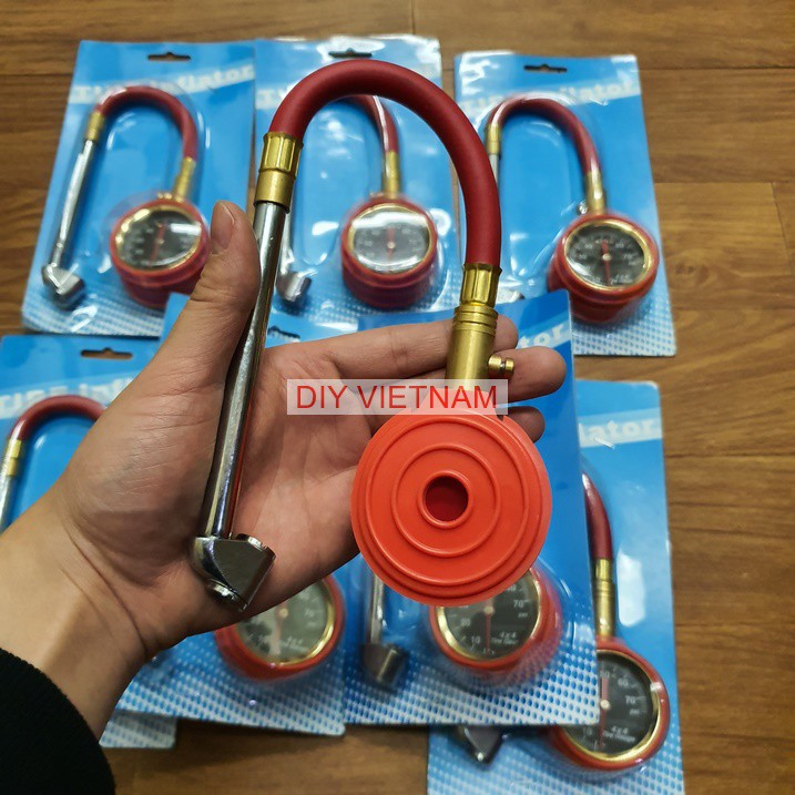 Đồng hồ đo áp suất lốp xe Kouritsu Nhật Bản, Bảo hành 12 tháng, 70 PSI