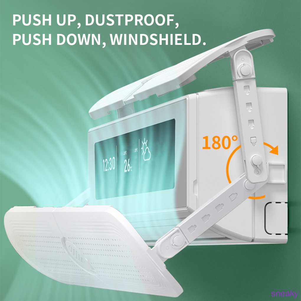 Tấm chắn gió điều chỉnh hướng máy điều hòa bằng nhựa