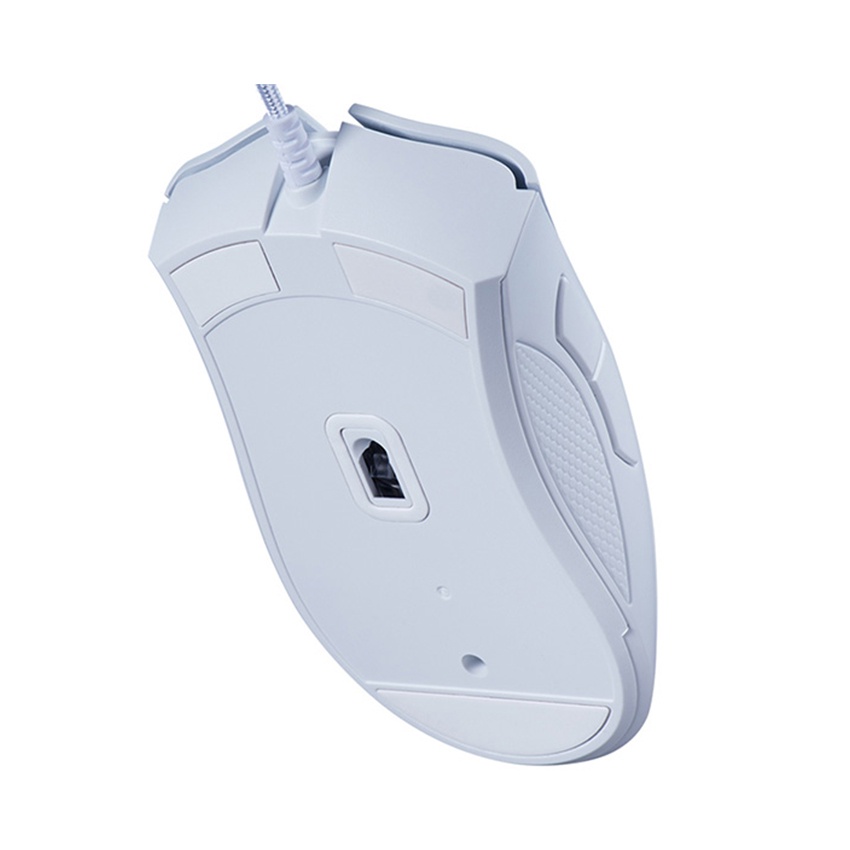 Chuột Razer DeathAdder Essential Ergonomic trắng/đen (USB/Led White) 5 nút bấm, tuổi thọ 10 triệu lần nhấp