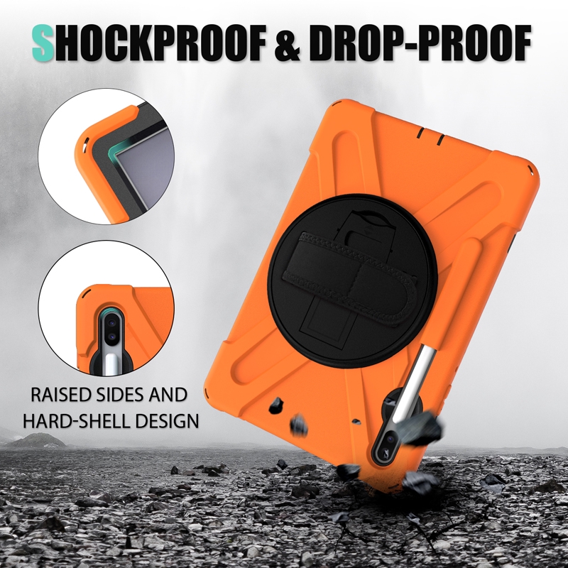 Ốp bảo vệ máy tính bảng chống sốc cho Samsung Galaxy Tab S6  kèm dây đeo