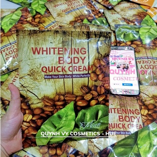 Kem Tắm Trắng Toàn Thân Whitening Body Quick Cream, Quynh Vy Cosmetics - Hue, Kem Tắm Trắng Mian Tinh Chất Coffee