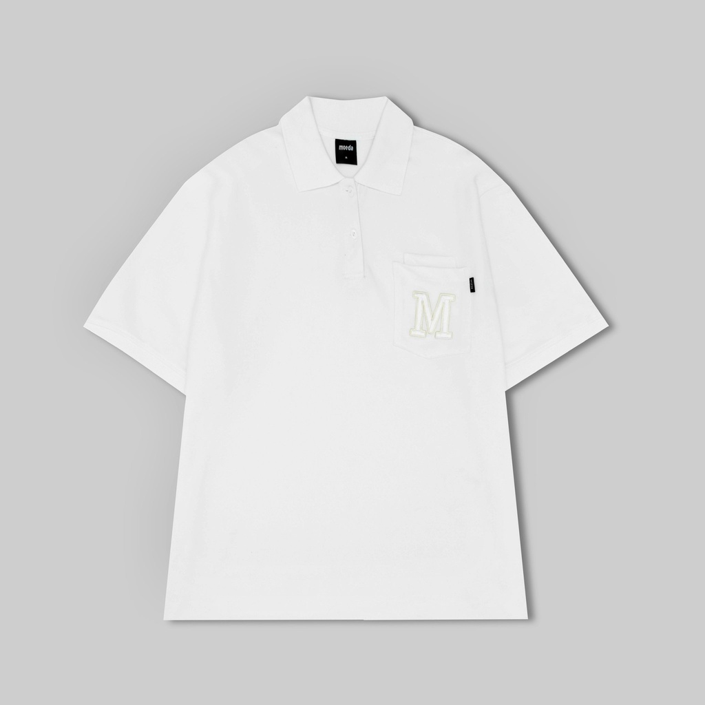 Áo Polo Unisex Moeda vải cá sấu thêu đẹp vải xịn