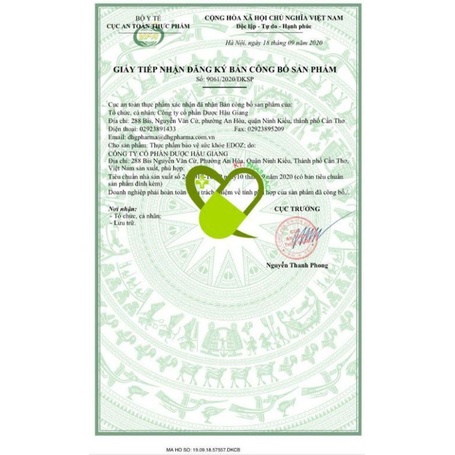 Bột sủi Edoz giảm đau NHANH do loét dạ dày