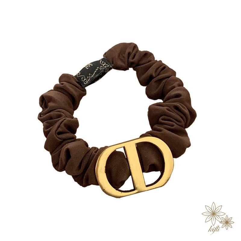 【kifli】Dây buộc tóc đuôi ngựa co giãn họa tiết hình học thời trang Hàn Quốc dành cho bạn nữ