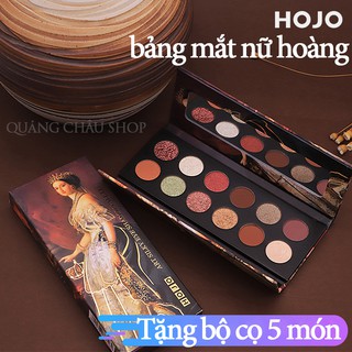 Bảng phấn mắt nhũ nữ hoàng hoàng cung HOJO ART SILKY EYE SHADOW PALETTE siêu mịn siêu xinh mĩ phẩm nội địa trung