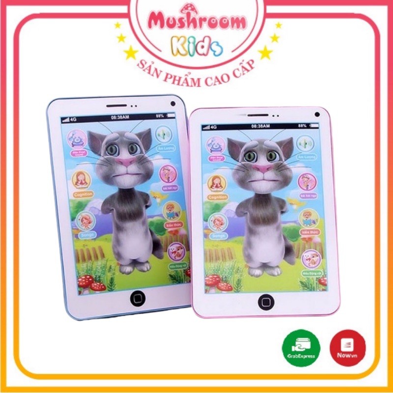 Đồ Chơi Ipad Cảm Ứng Thông Minh Mèo Tom Đa Chức Năng Dành Cho Bé