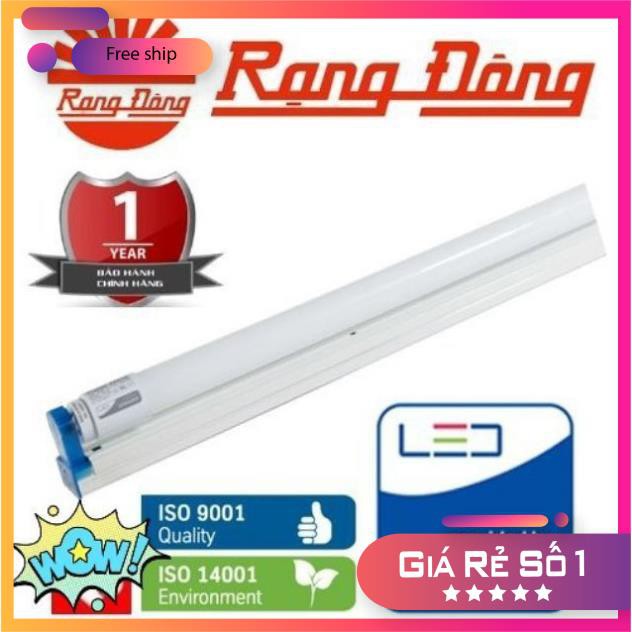 Bộ đèn LED tube  thủy tinh T8 10W Rạng Đông M21.1 - dài 60cm - ChipLED SAMSUNG