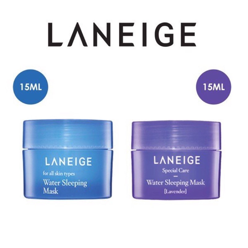 Mặt Nạ Ngủ Laneige Mini Water và Lavender 15ml