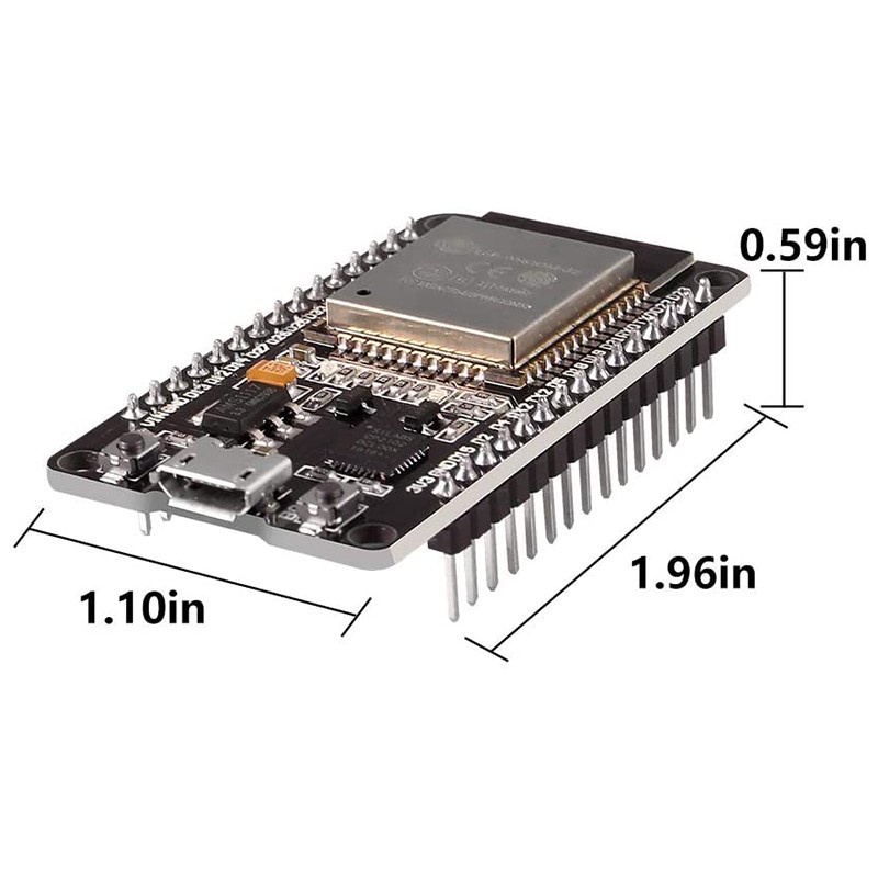 3PCS ESP32 Development Board ESP-32S Microcontroller Processor Integrated Chip CP2102 WiFi NodeMCU-32S ESP-WROOM-32