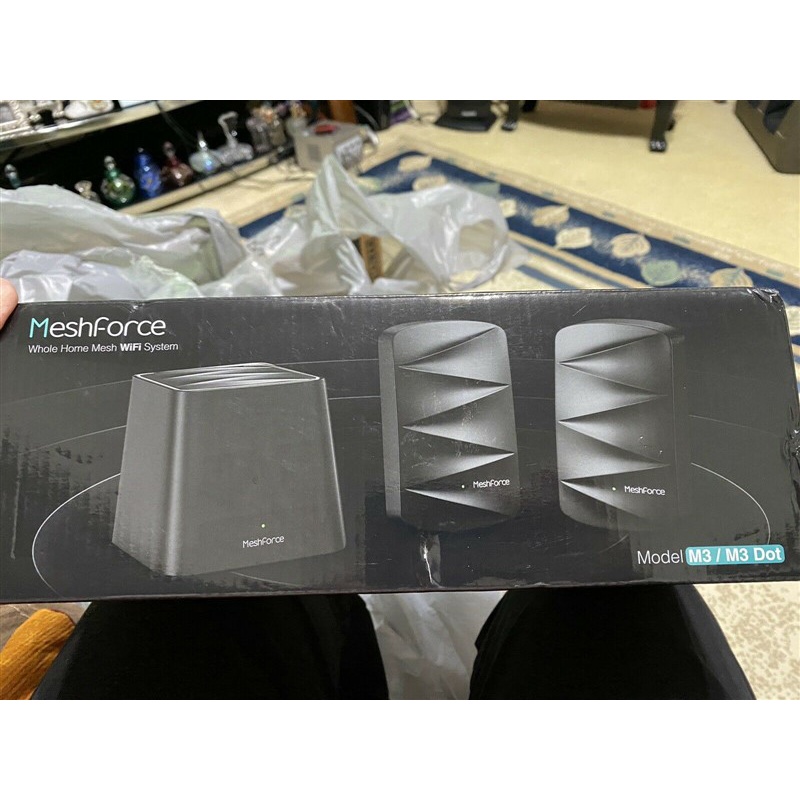 Bộ phát Wifi Meshforce M3 - Hệ thống Wifi Mesh Meshforce M3 1 WiFi Point + 2 WiFi Dots