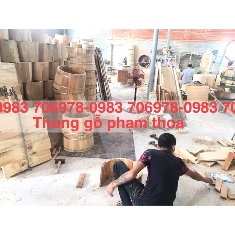 Thùng gỗ xông chân cam kết thùng đẹp chuẩn g.ỗ nhập