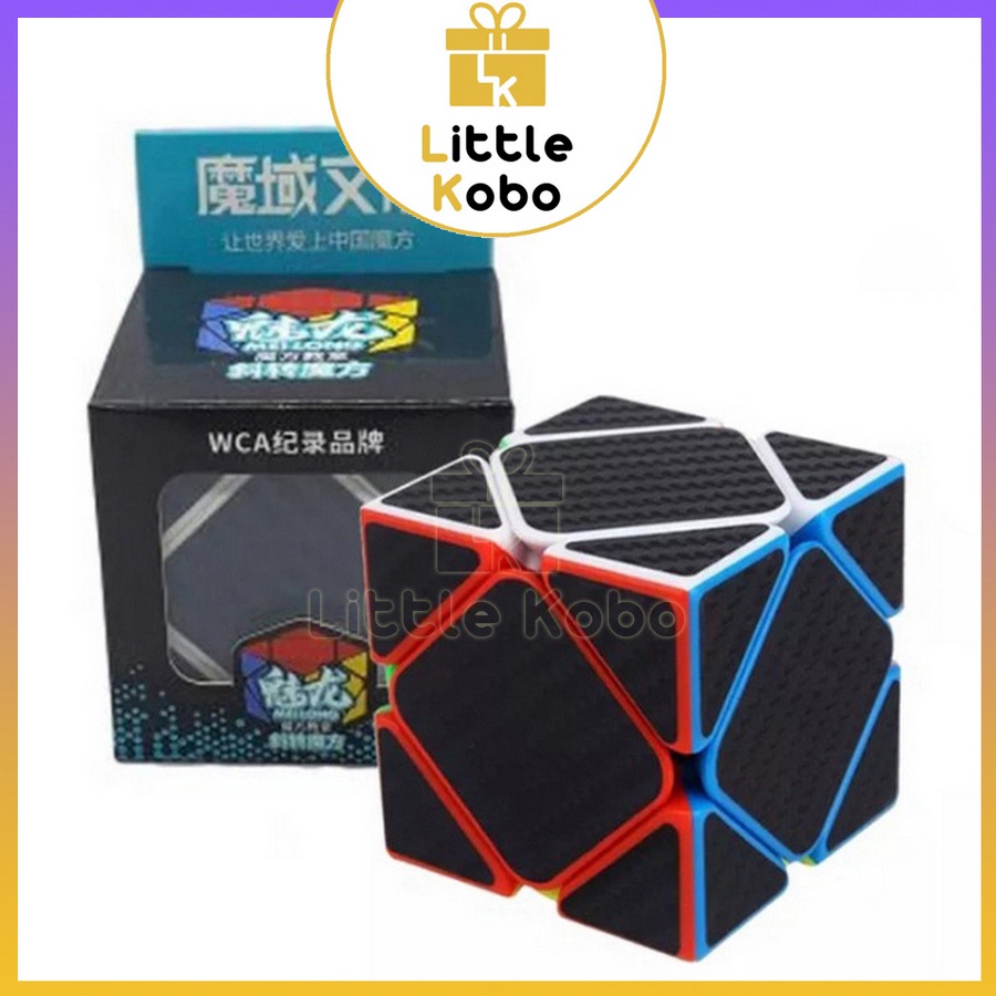 Bộ Sưu Tập Rubik Carbon MoYu MeiLong 2x2 3x3 4x4 5x5 Pyraminx Megaminx Skewb Square-1 SQ1 Tam Giác 12 Mặt Rubic