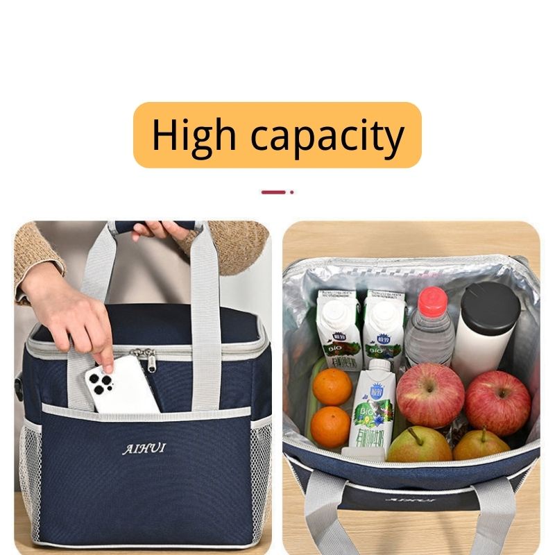 Túi Cách Nhiệt Hộp Cơm Túi Ăn Trưa Túi Giữ Nhiệt Xách Tay Dung Tích Lớn Túi Hộp Ăn Trưa Túi Đựng Thức Ăn Trưa Cách Nhiệt Túi Hộp Ăn Trưa Túi Cách Nhiệt Túi Dã Ngoại Túi