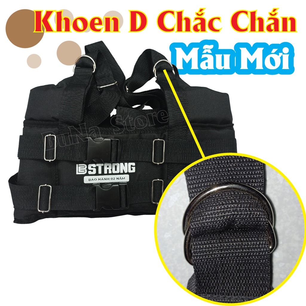Đai Treo Xà Đon Kéo Giãn Cột Sống Bestrong - Có Đệm Nách, Đai Thoát Vị Đĩa Đệm - BeStrong D - New