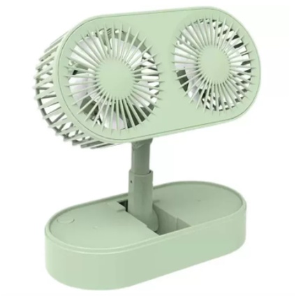 (Tặng kèm cáp sạc USB) Quạt mini cầm tay tích điện để bàn FY050 mẫu mới 2022