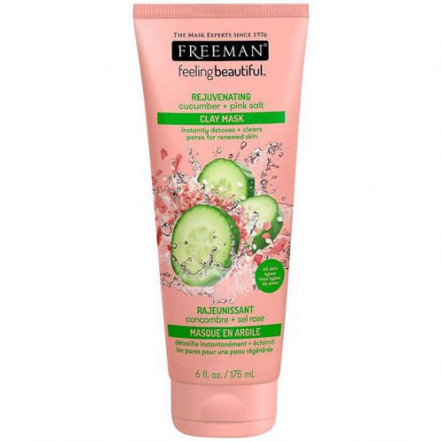 [Auth69] Mặt nạ Freeman Tẩy Da Chết Sạch Bụi Bẩn Làm Mịn Da Cucumber & Pink Salt Clay Mask 175ml Dưa