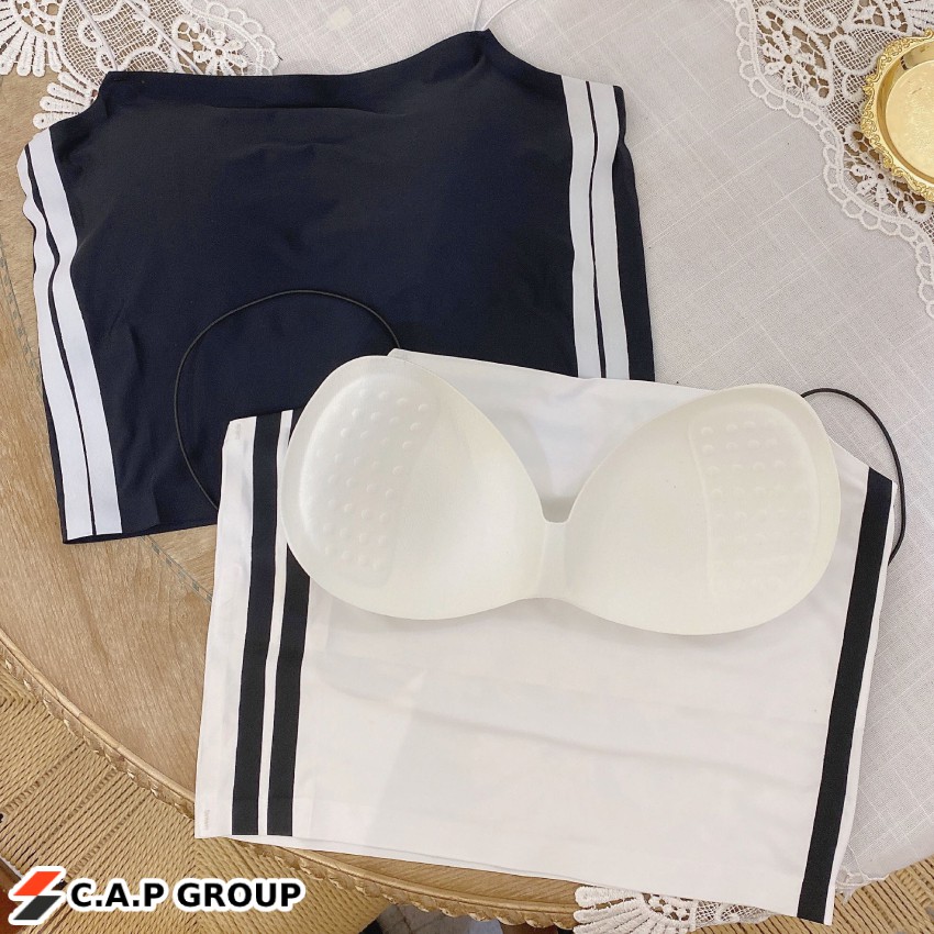 [ XẢ KHO 25K ] Áo Bra nữ 2 dây sợi bún Thể thao dáng ngắn Croptop có mút không gọng vải Su dùng tập Gym
