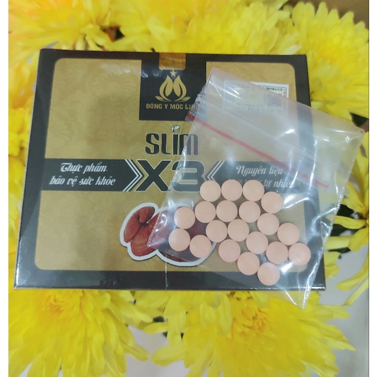 [Chính hãng-date mới] Giảm cân x3 tặng kèm 20 viên đetox lẻ không hộp ban đêm chính hãng 100%