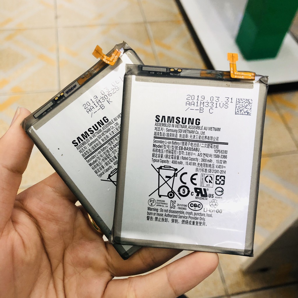 Pin Samsung A50 A50s A30 A30s A20 mã EB-BA505ABU  , pin chuẩn đủ dung lượng