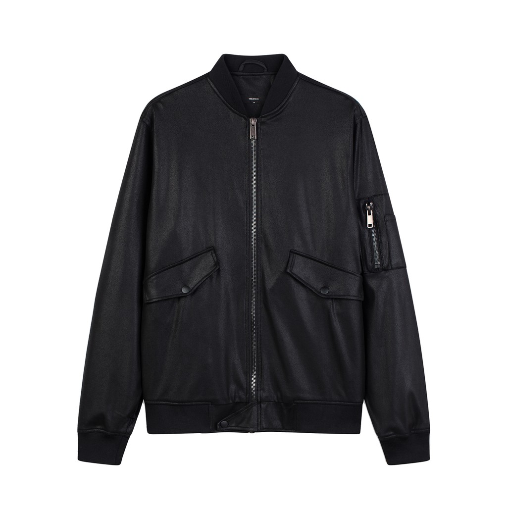 Áo khoác da MIKENCO Suede Bomber Jacket