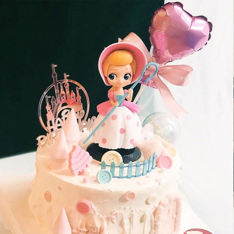 Que Cắm Trang Trí Bánh Sinh Nhật Hình Lâu Đài Công Chúa
