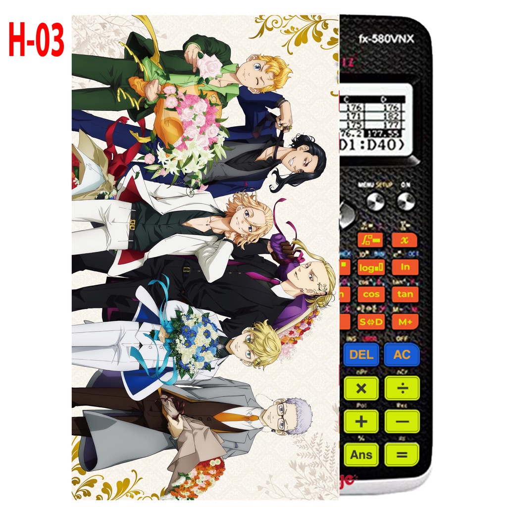 Decal Máy tính CASIO fx570, fx580...anime Tokyo Revengers