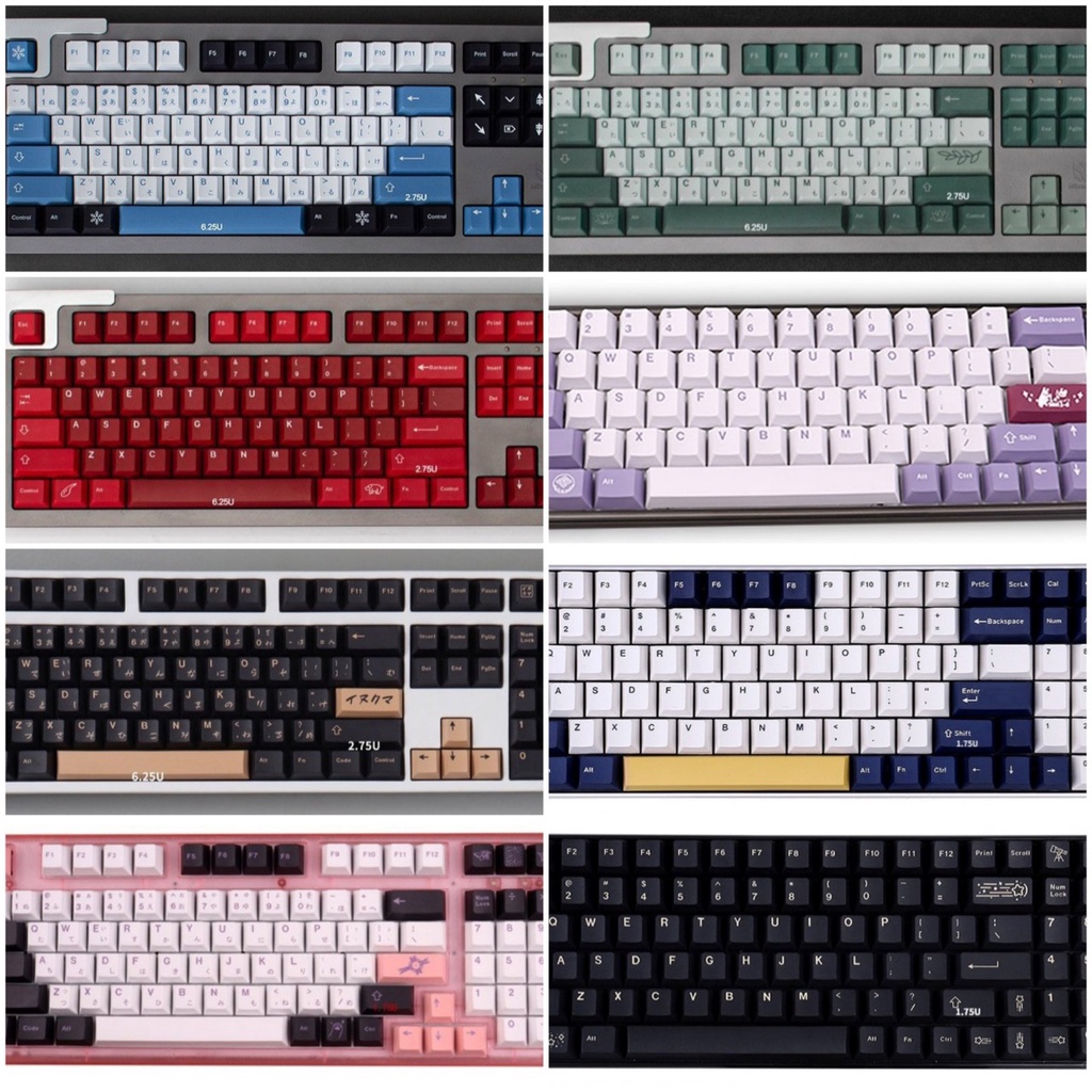 Keycap GMK hơn 50 mẫu khác nhau, in Dye Sub sắc nét, chất lượng cao Profile XDA Cherry
