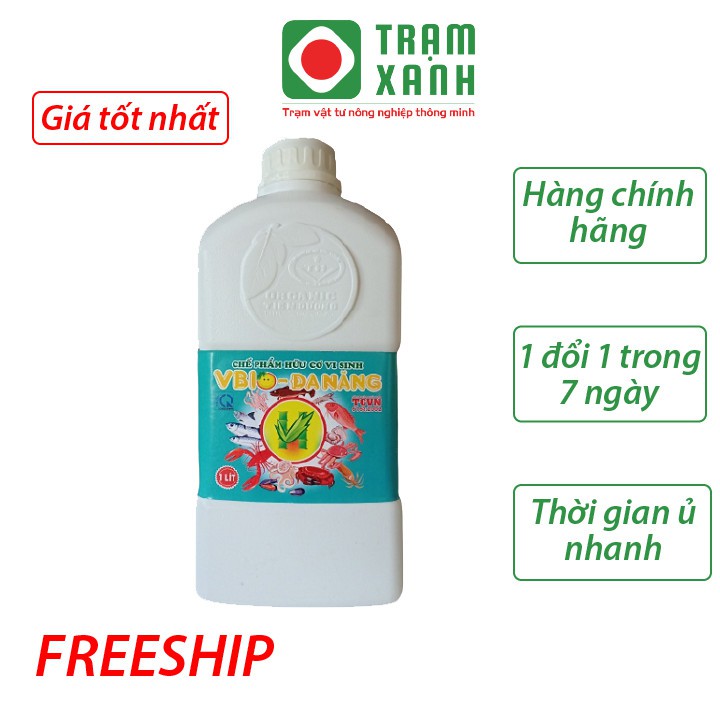 Chế phẩm vi sinh VBIO – Đa năng Ủ rác, xử lý môi trường 1 lít