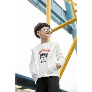 ÁO KHOÁC MŨ COTTON KÉO KHOÁ ĐỒNG BÉ TRAI