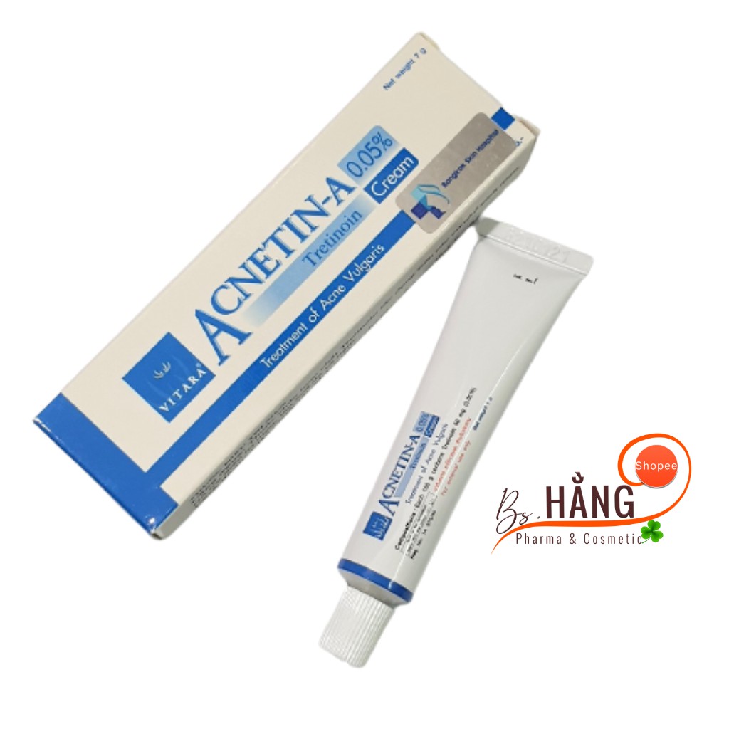 ✅[Chính Hãng] Kem Giảm Mụn VITARA Acnetin A - Tretinoin - Giảm Mụn, Chống Lão Hóa