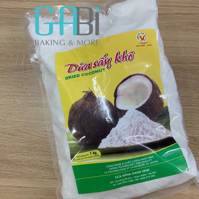 1kg cơm dừa sấy khô (hàng loại 1)