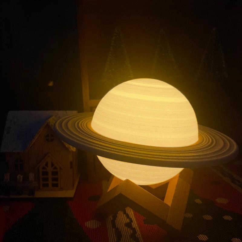 Đèn Ngủ Để Bàn Hình Hành Tinh 3D