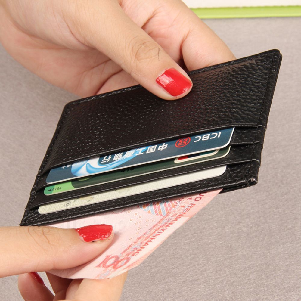 Ví mỏng thời trang tiện dụng đựng căn cước/thẻ tín dụng chất lượng cao