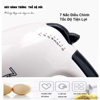 Máy Đánh Trứng Cầm Tay 7 Tốc Độ Công Suất 180W - Máy Trộn Bột Cao Cấp
