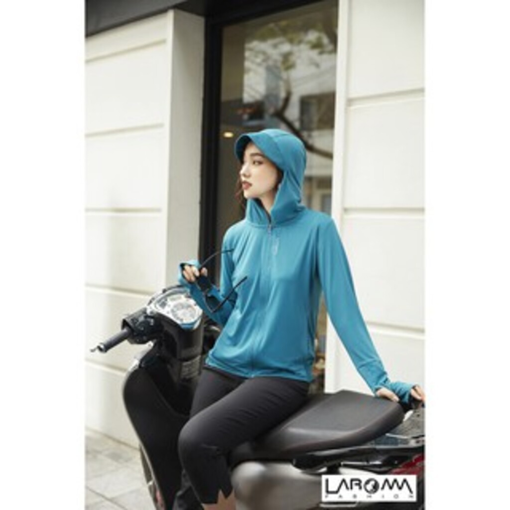 Áo chống nắng nữ Laroma Cản tia UV mềm mịn thoáng mát