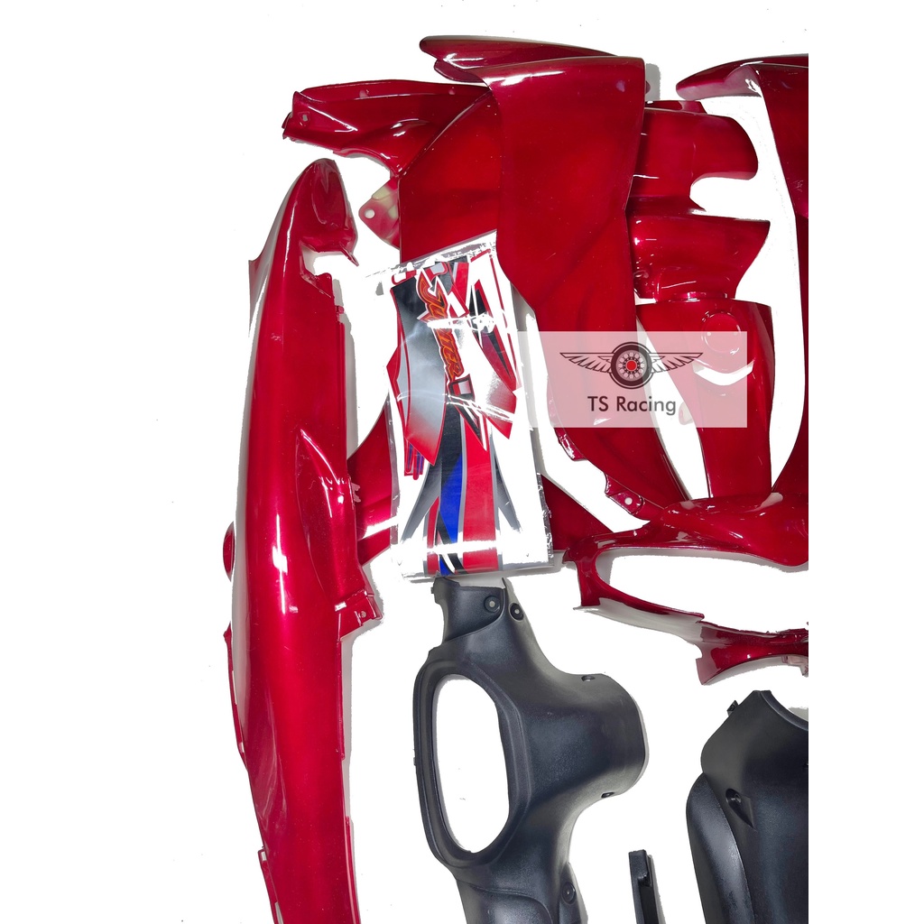 Dàn áo Jupiter V màu đỏ đô - tặng team 3 lớp