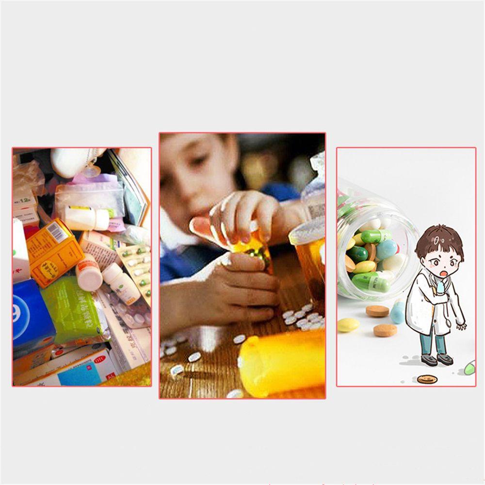 Hộp Đựng Thuốc Cỡ Lớn Màu Sắc Cầu Vồng Độc Đáo Tiện Dụng