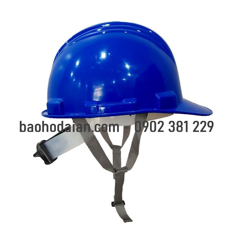 Nón bảo hộ lao động kiểu North HDPE màu xanh dương