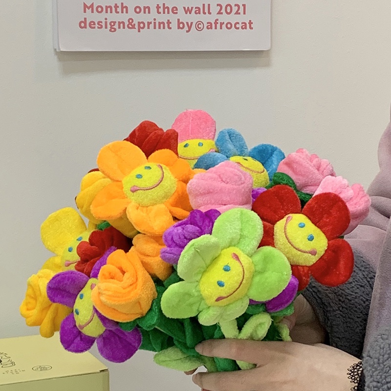 Hoa Hướng Dương Giả Trang Trí Để Bàn Xinh Xắn